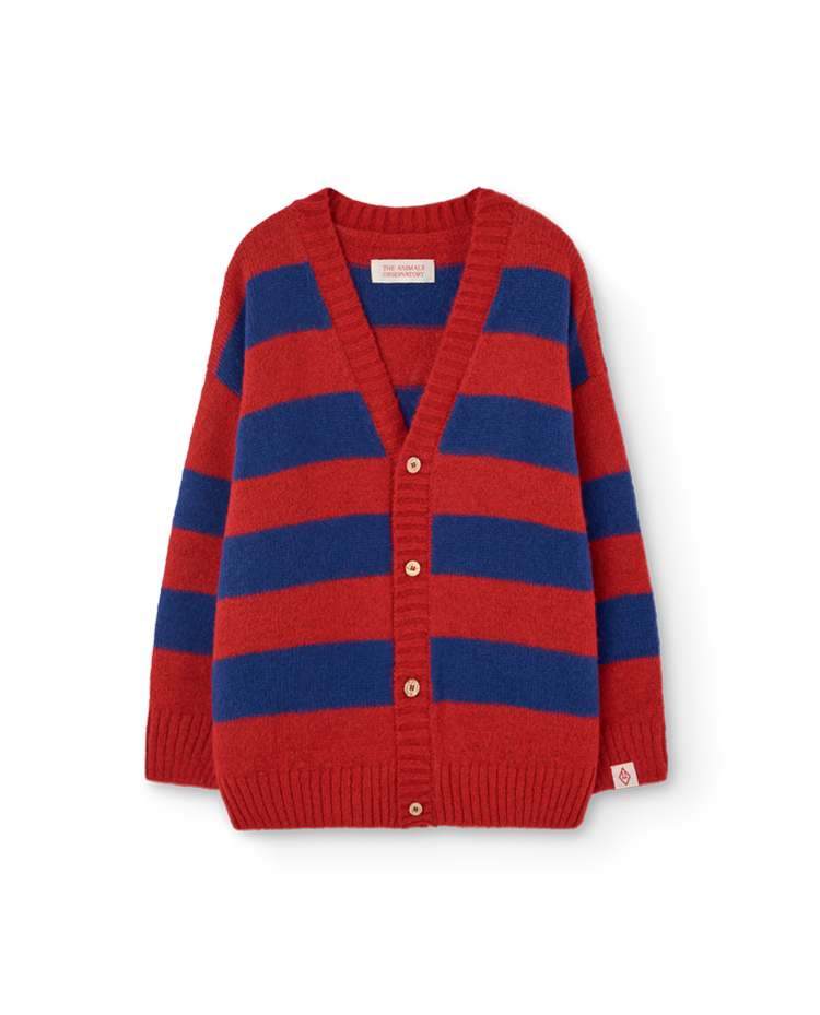 Striped Racoon Cardigan