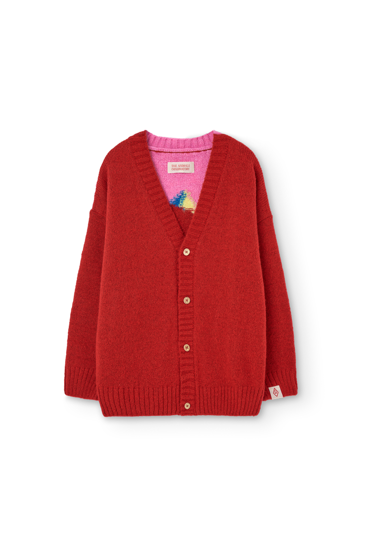 Red Racoon Cardigan