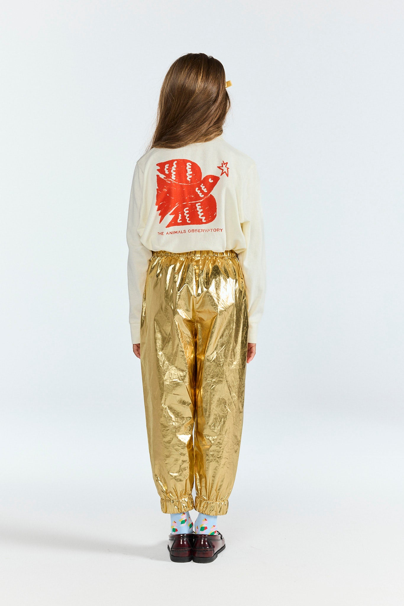 Gold Coati Hair Clip MODEL BACK