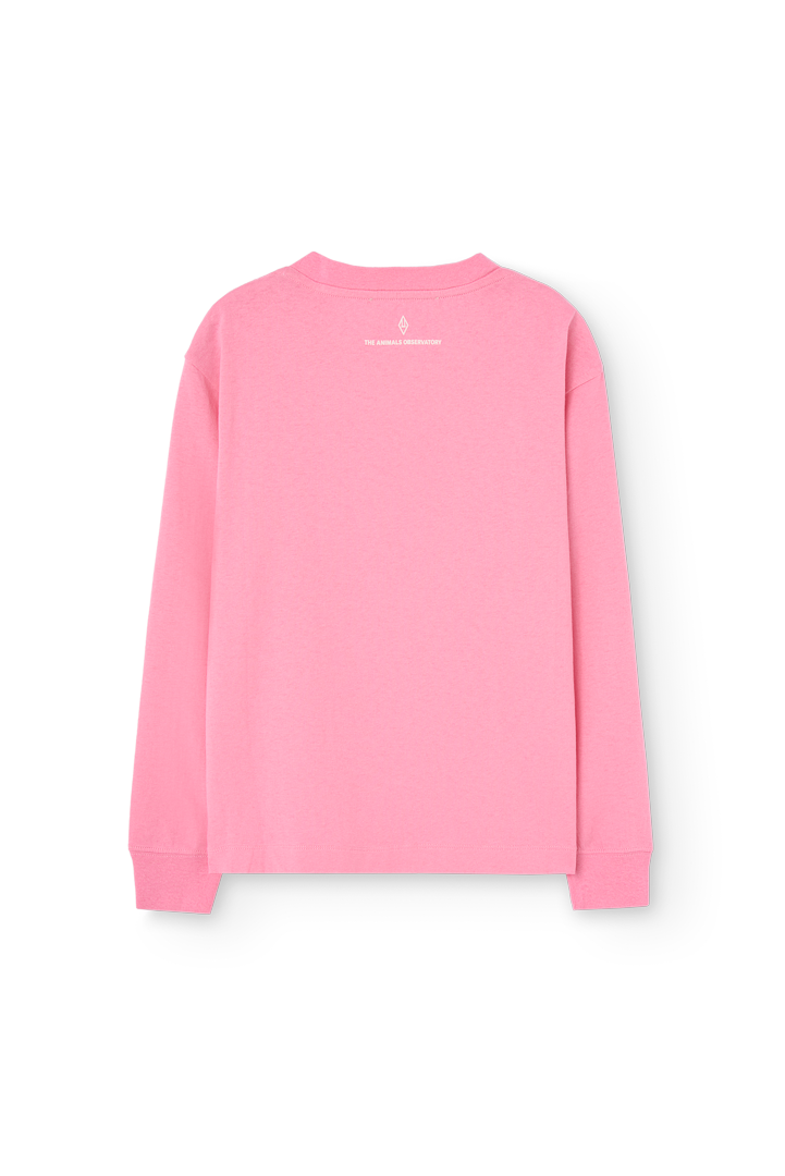 Pink Dog Long Sleeve T-shirt PRODUCT BACK
