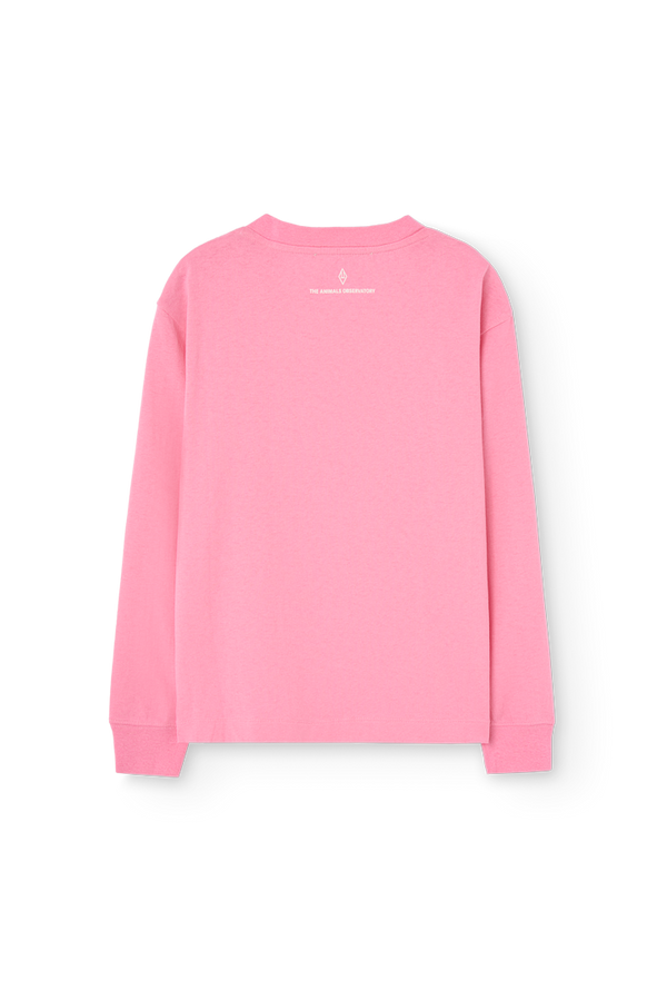 Pink Dog Long Sleeve T-shirt PRODUCT BACK