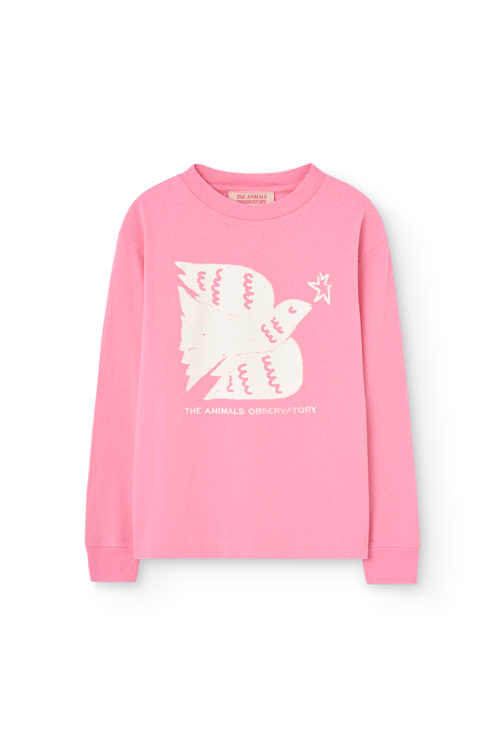 Pink Dog Long Sleeve T-shirt PRODUCT FRONT