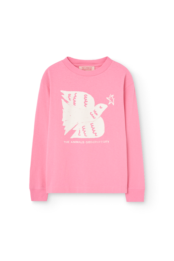 Pink Dog Long Sleeve T-shirt PRODUCT FRONT