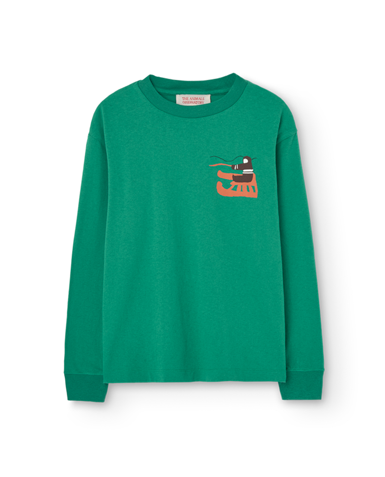 Bright Green Dog Long Sleeve T-shirt