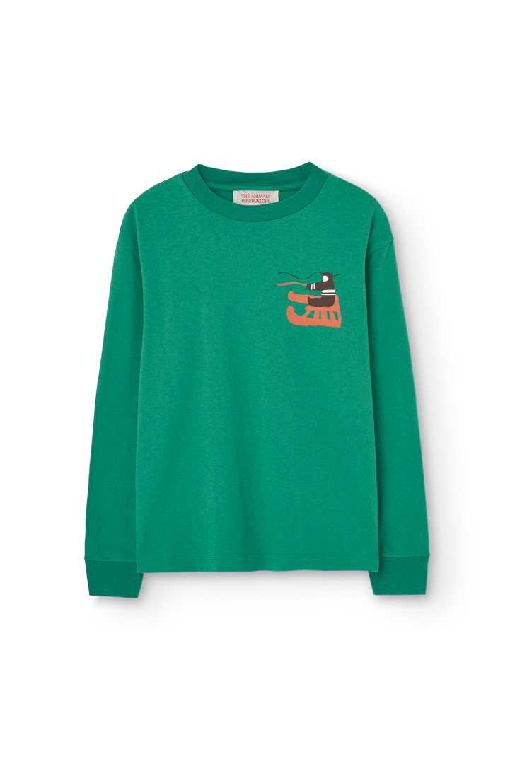 Bright Green Dog Long Sleeve T-shirt