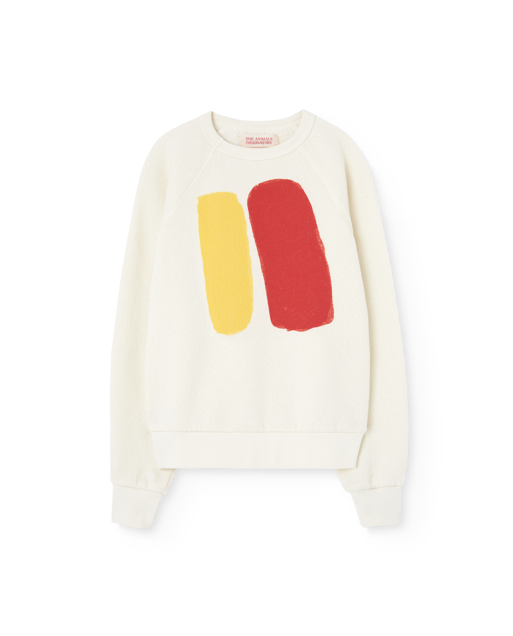 Brushstrokes Raw White Shark Sweatshirt