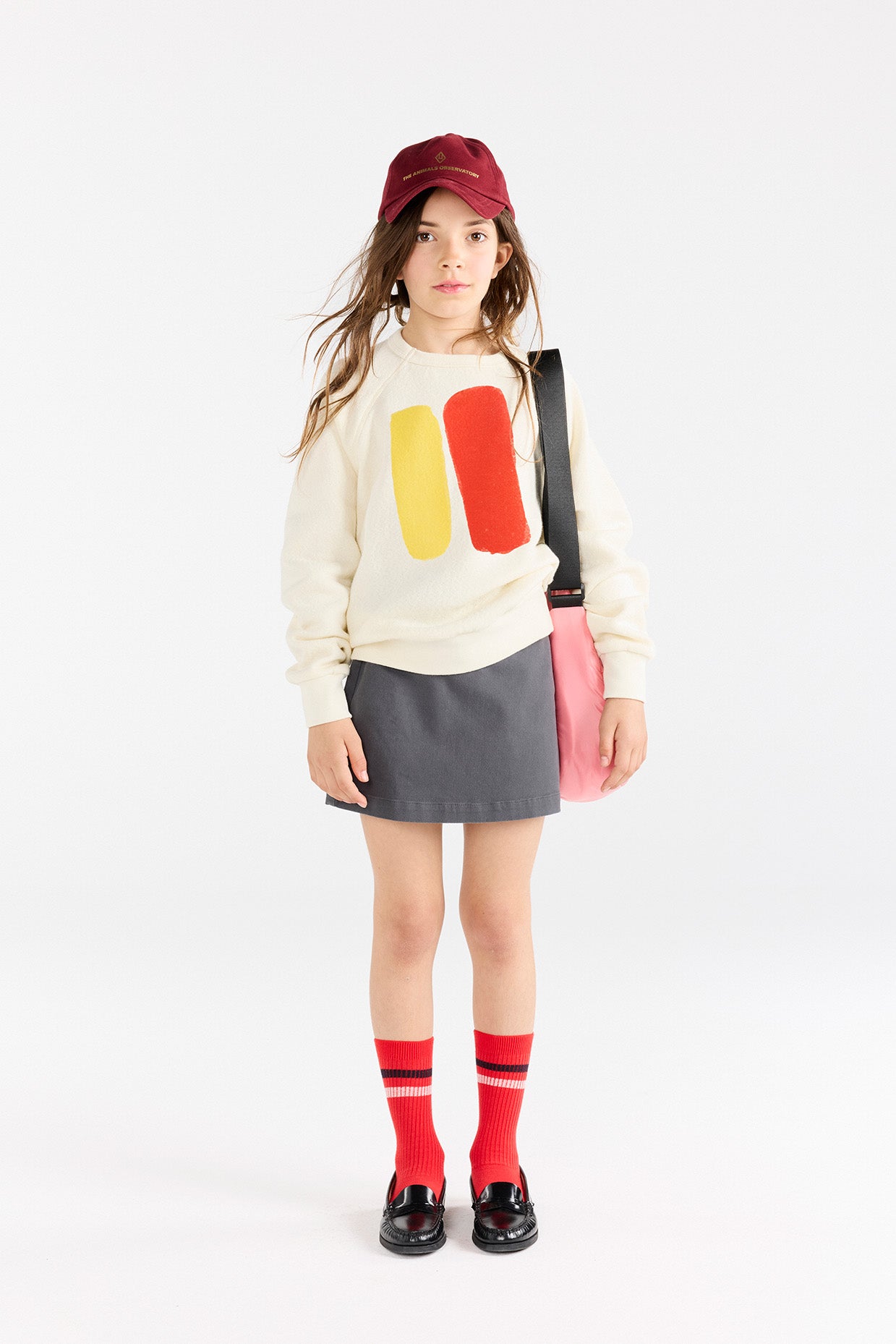 Brushstrokes Raw White Shark Sweatshirt