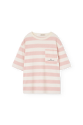 Striped Pink Collie T-Shirt