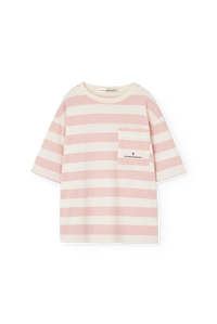 T-Shirt Collie Rose rayé