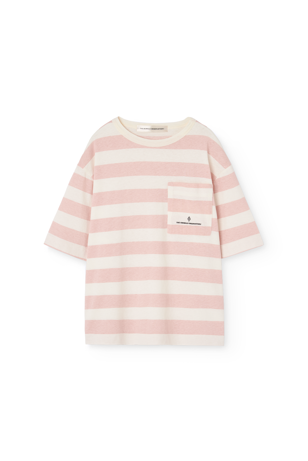 T-Shirt Collie Rose rayé