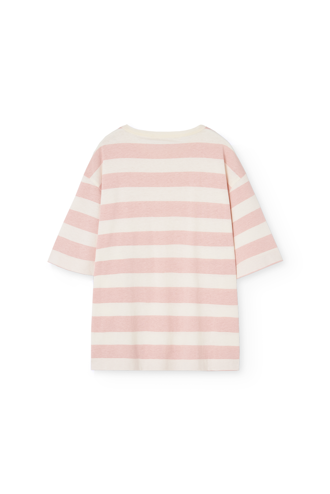 T-Shirt Collie Rose rayé