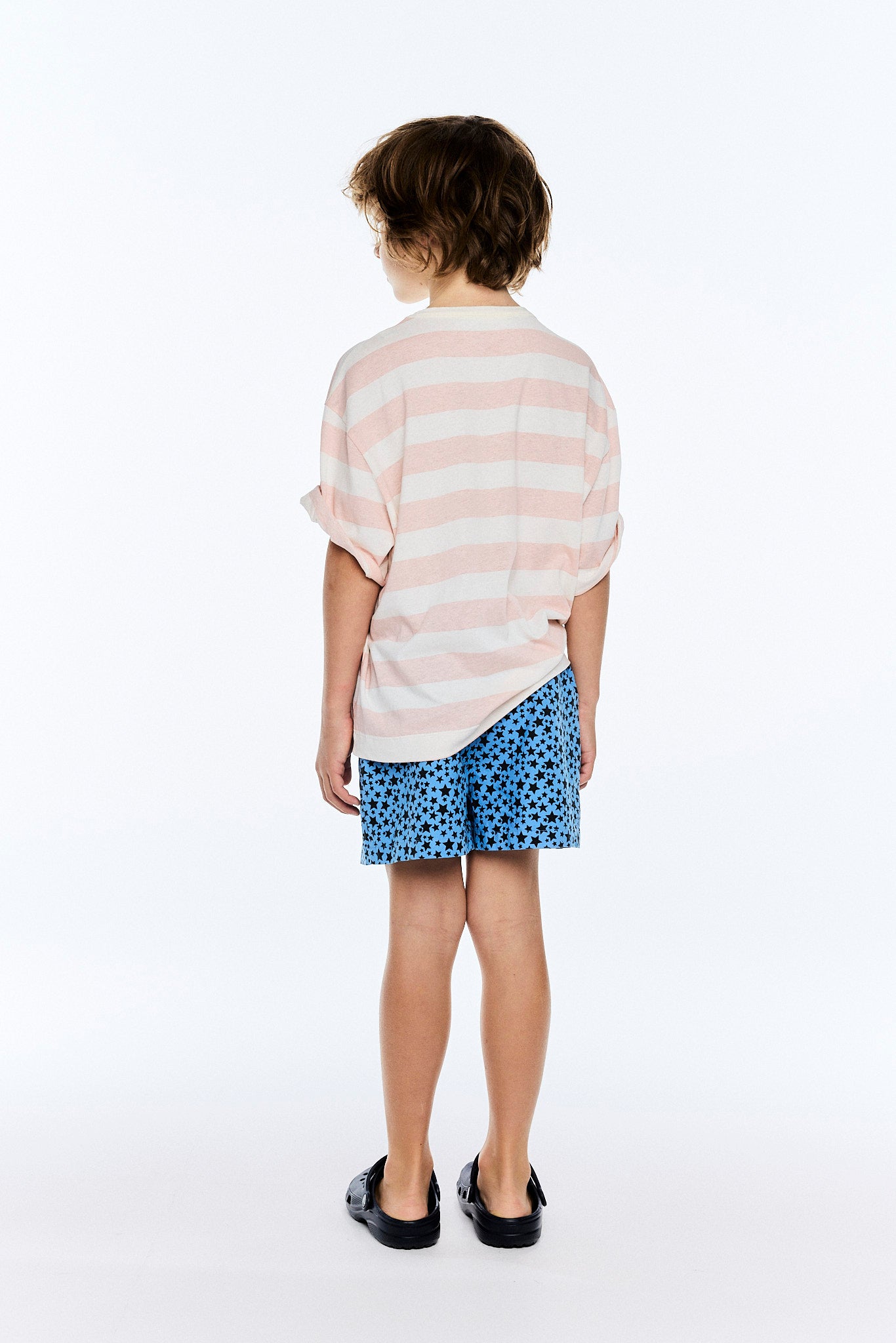 T-Shirt Collie Rose rayé
