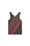 Dark Grey Frog Tank Top
