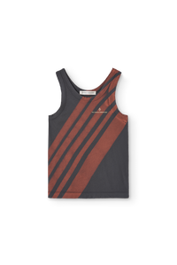 Dark Grey Frog Tank Top