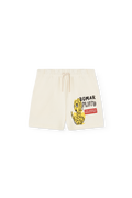 Raw White Hedgehog Shorts