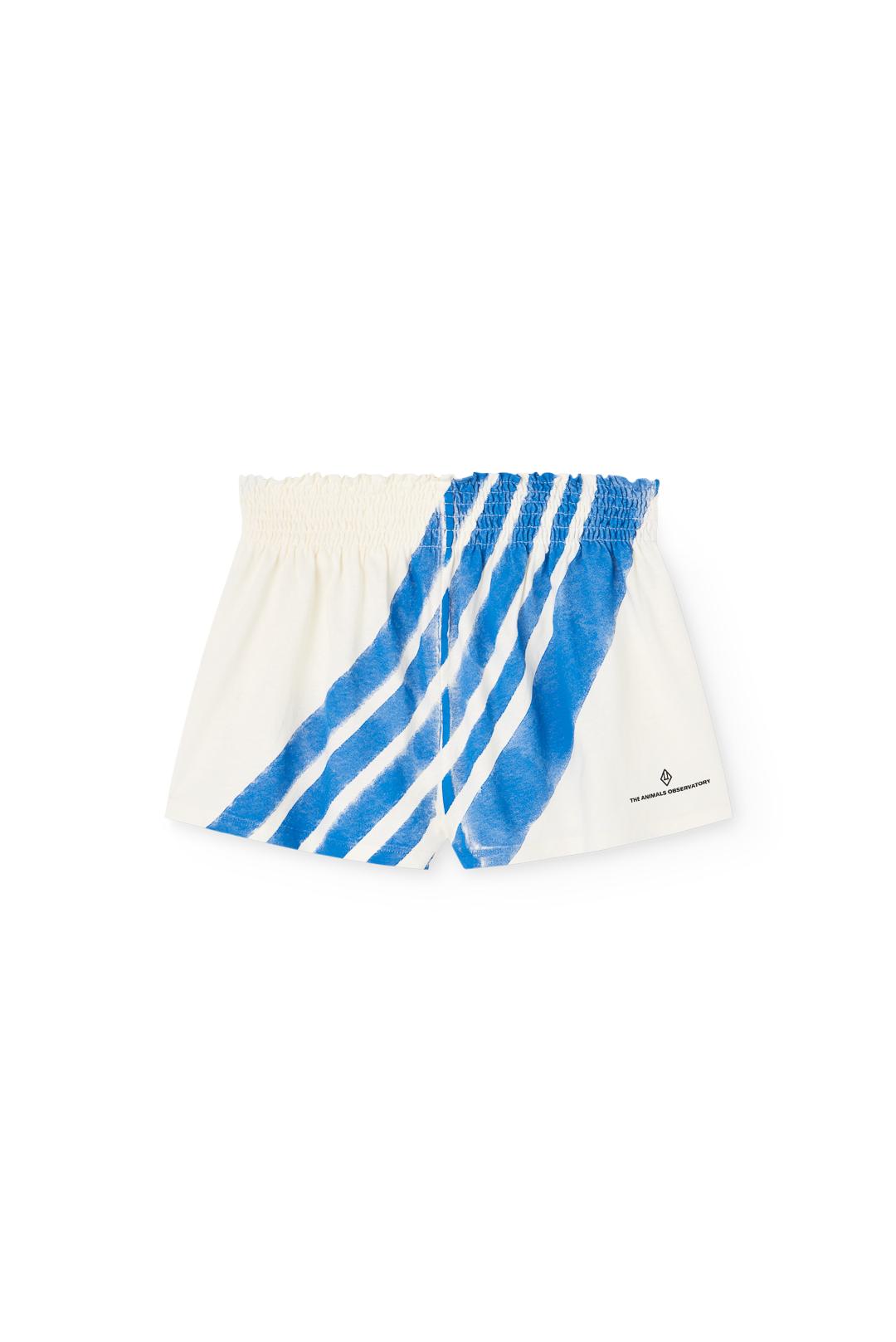Raw White Ostrich Shorts