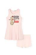 Soft Pink Vulture Dress