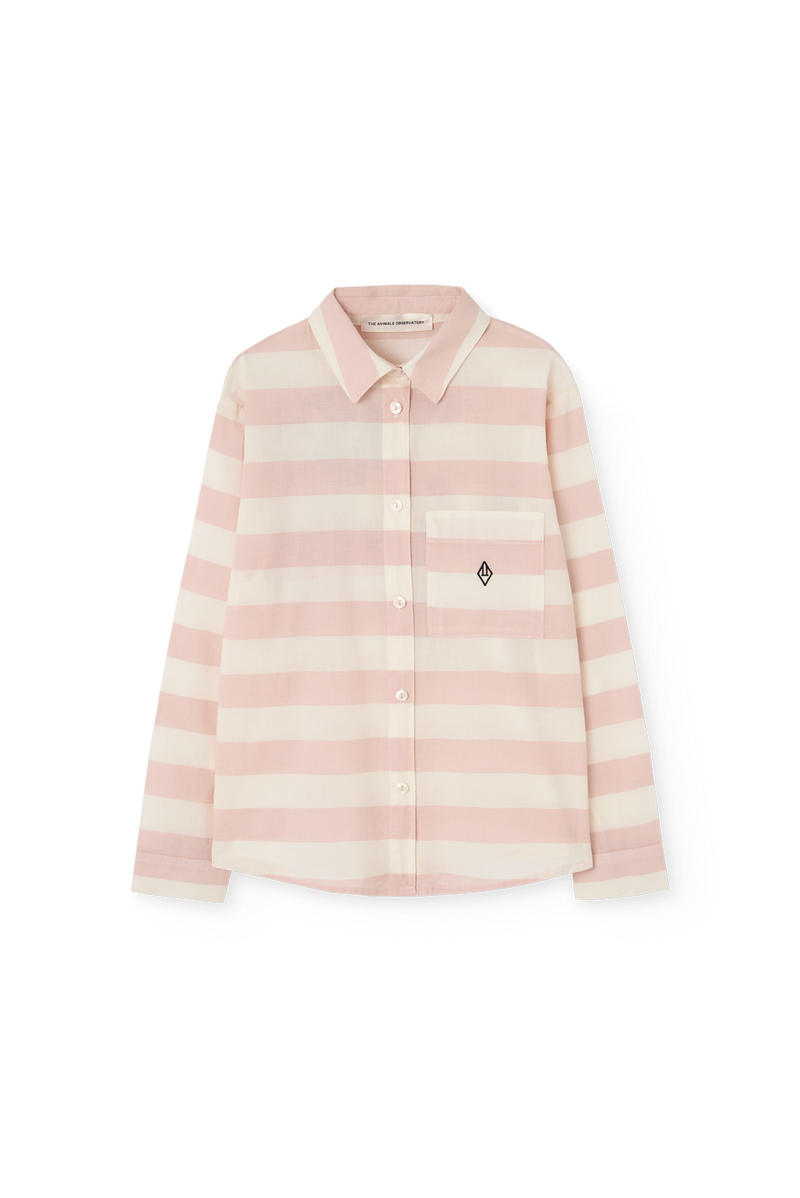 Striped Pink Wolf Shirt