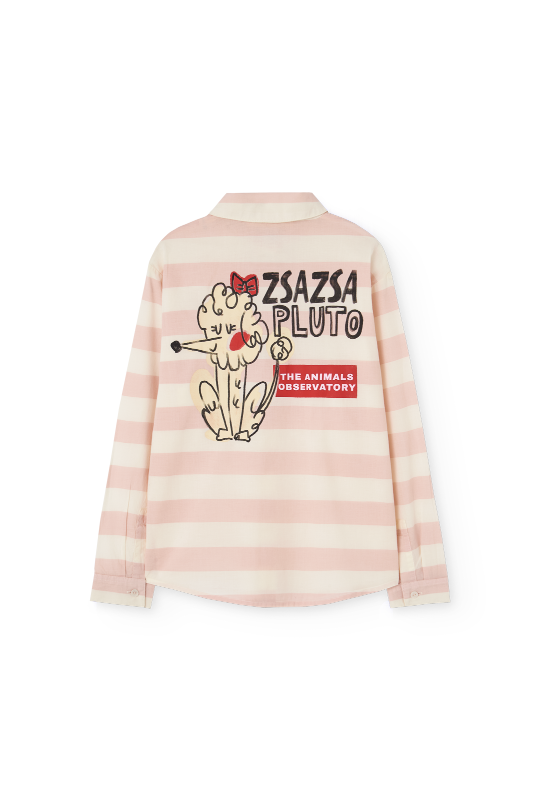 Camisa Wolf Rosa a rayas