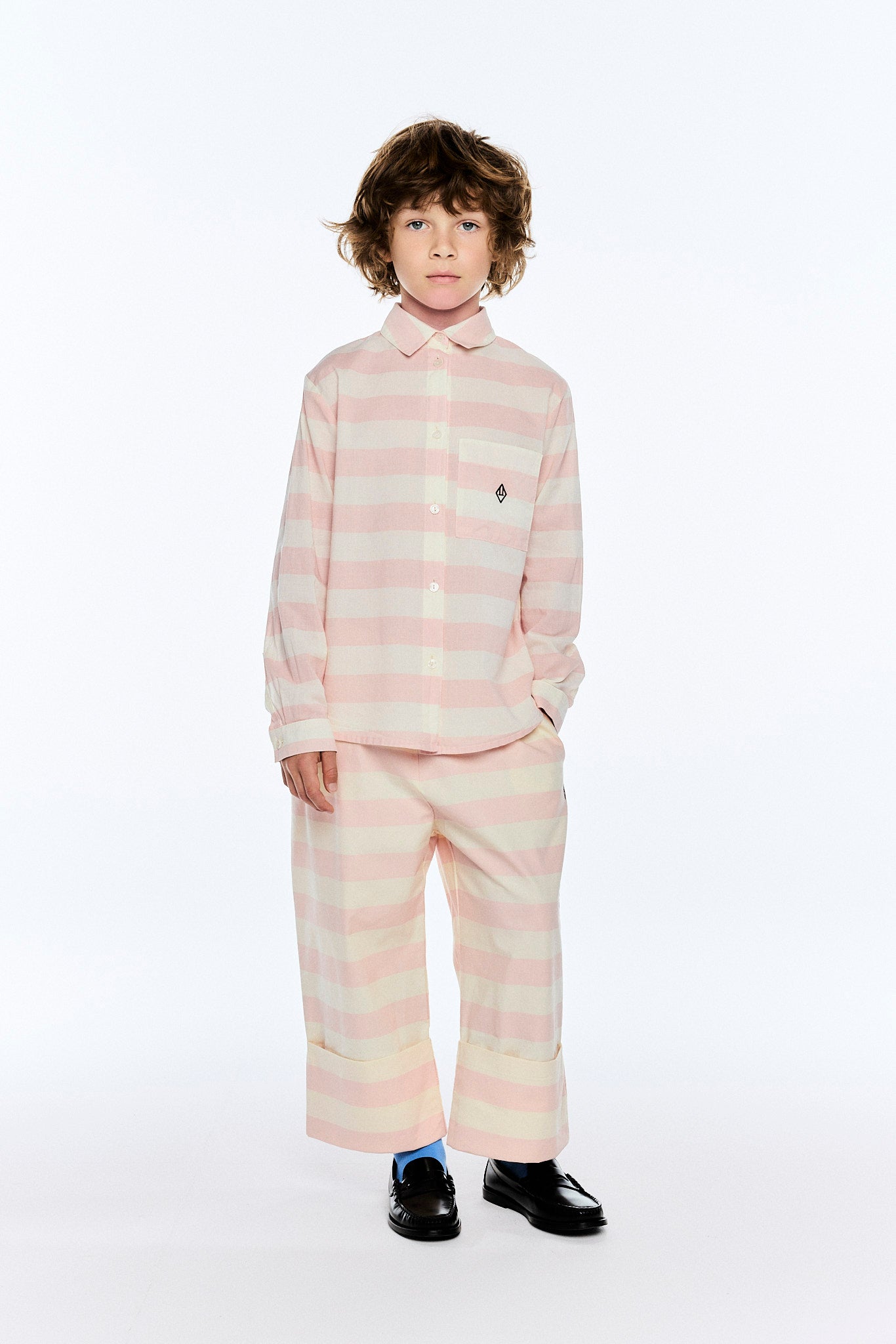 Camisa Wolf Rosa a rayas