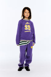 Purple Squad Long Sleeve T-shirt MODEL FRONT