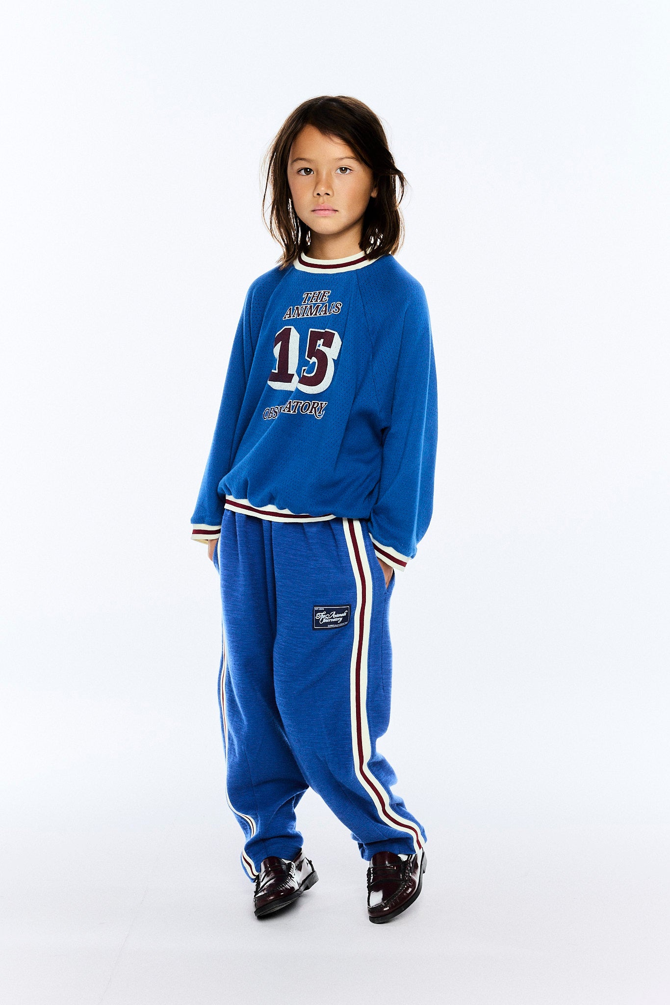 Blue Camaleon Sweatpants MODEL FRONT