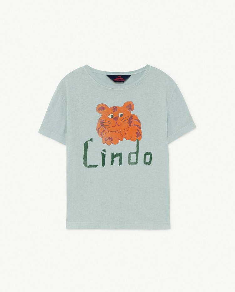 Blue Lindo Rooster T-Shirt COVER