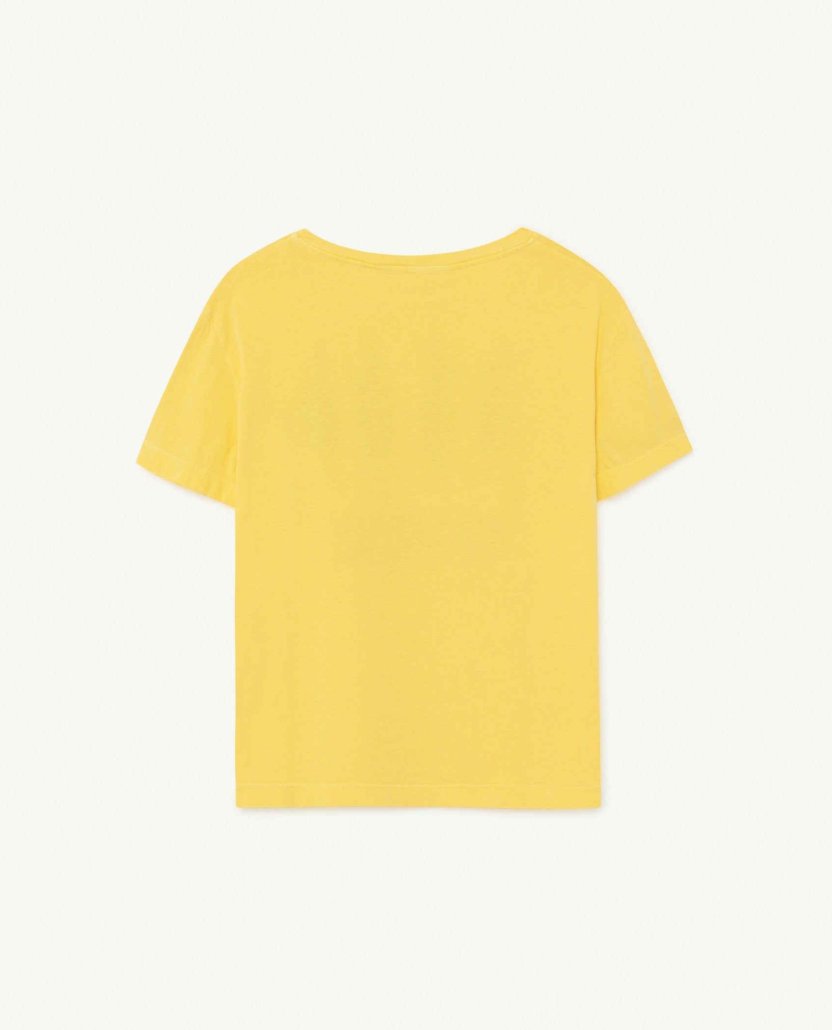 Soft Yellow Cyprus Rooster T-Shirt PRODUCT BACK