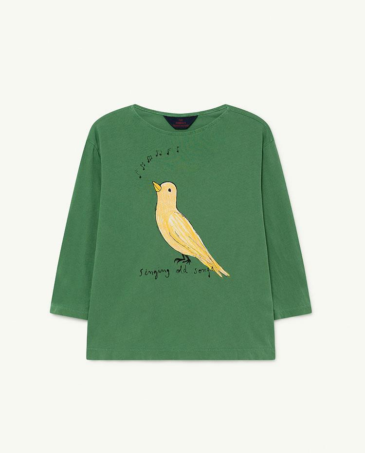 Green Bird Anteater T-shirt COVER