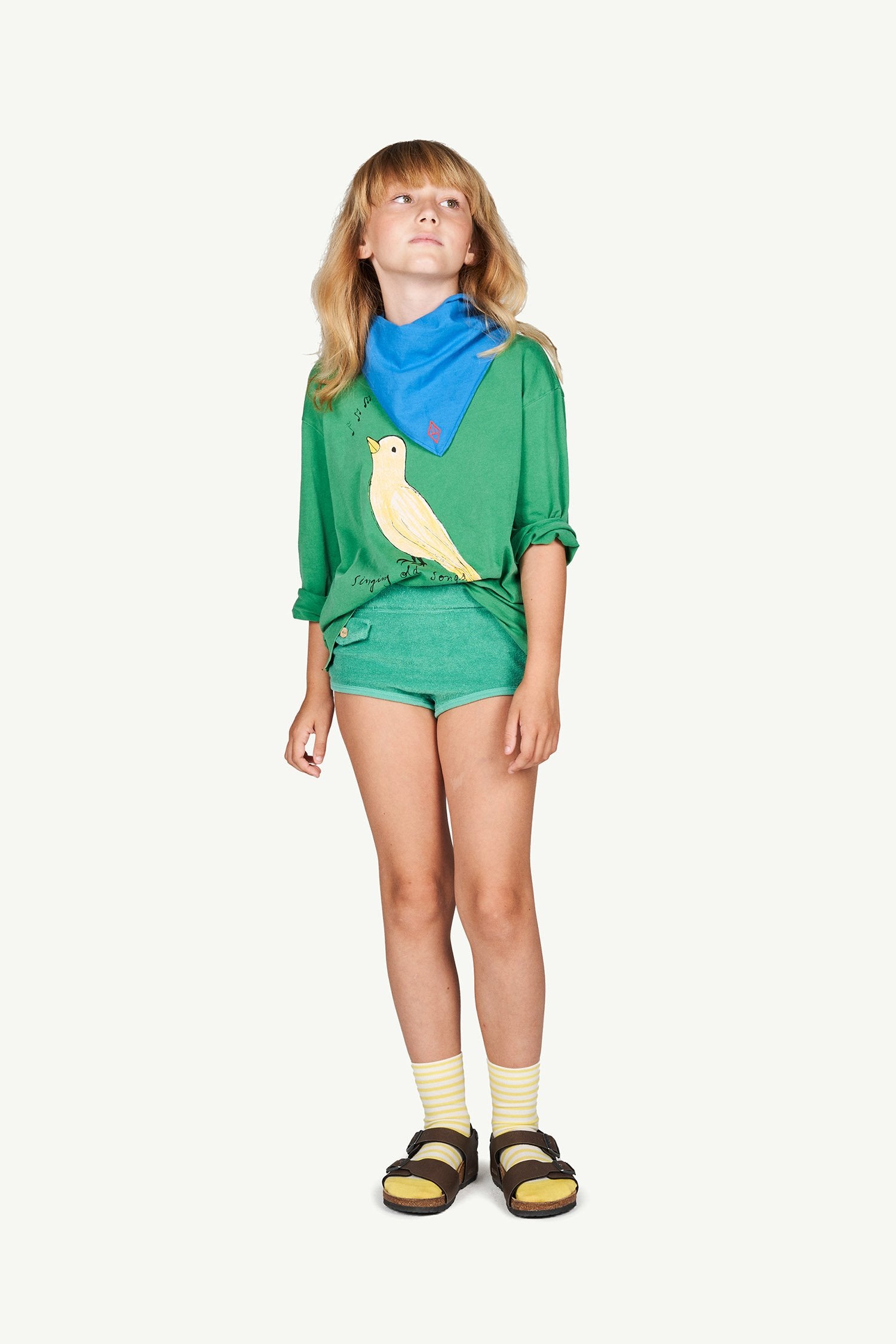 Green Bird Anteater T-shirt MODEL FRONT
