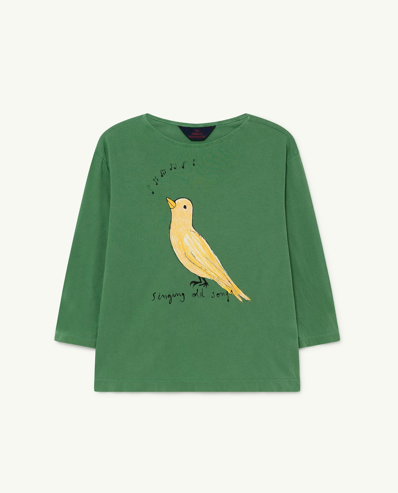 Green Bird Anteater T-shirt PRODUCT FRONT