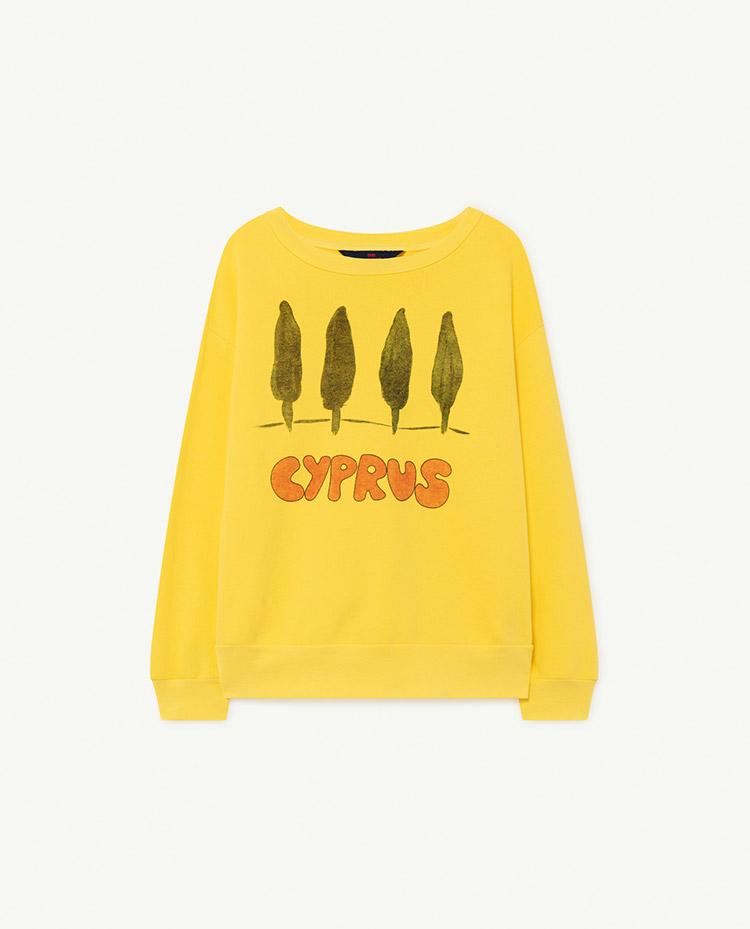 Soft Yellow Cyprus Bear Sweatshirt COVER