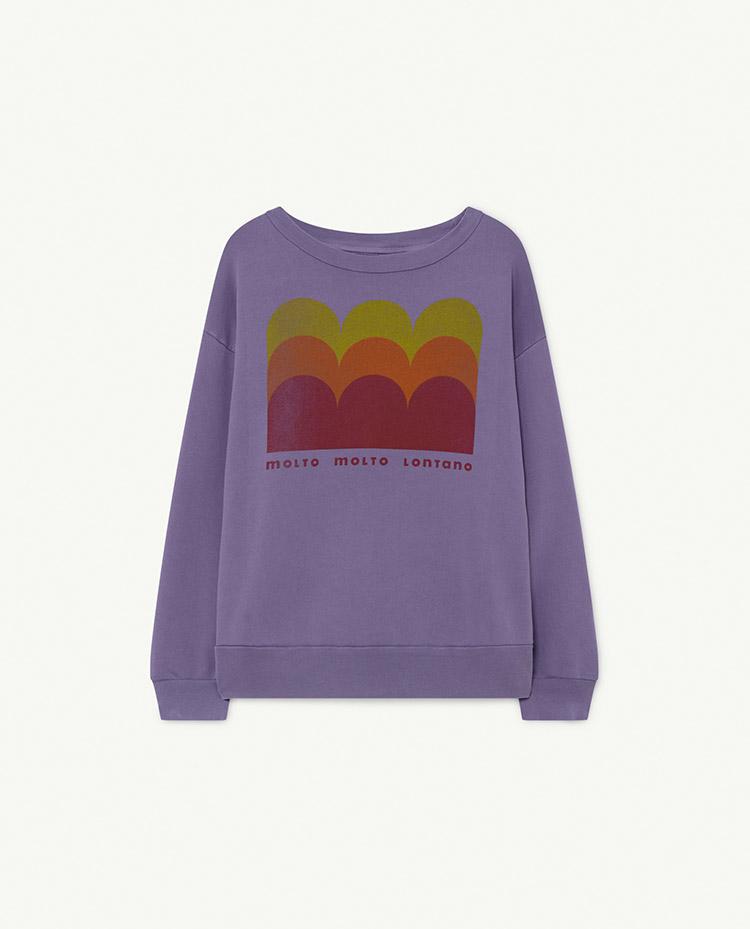 Purple Molto Bear Sweatshirt COVER