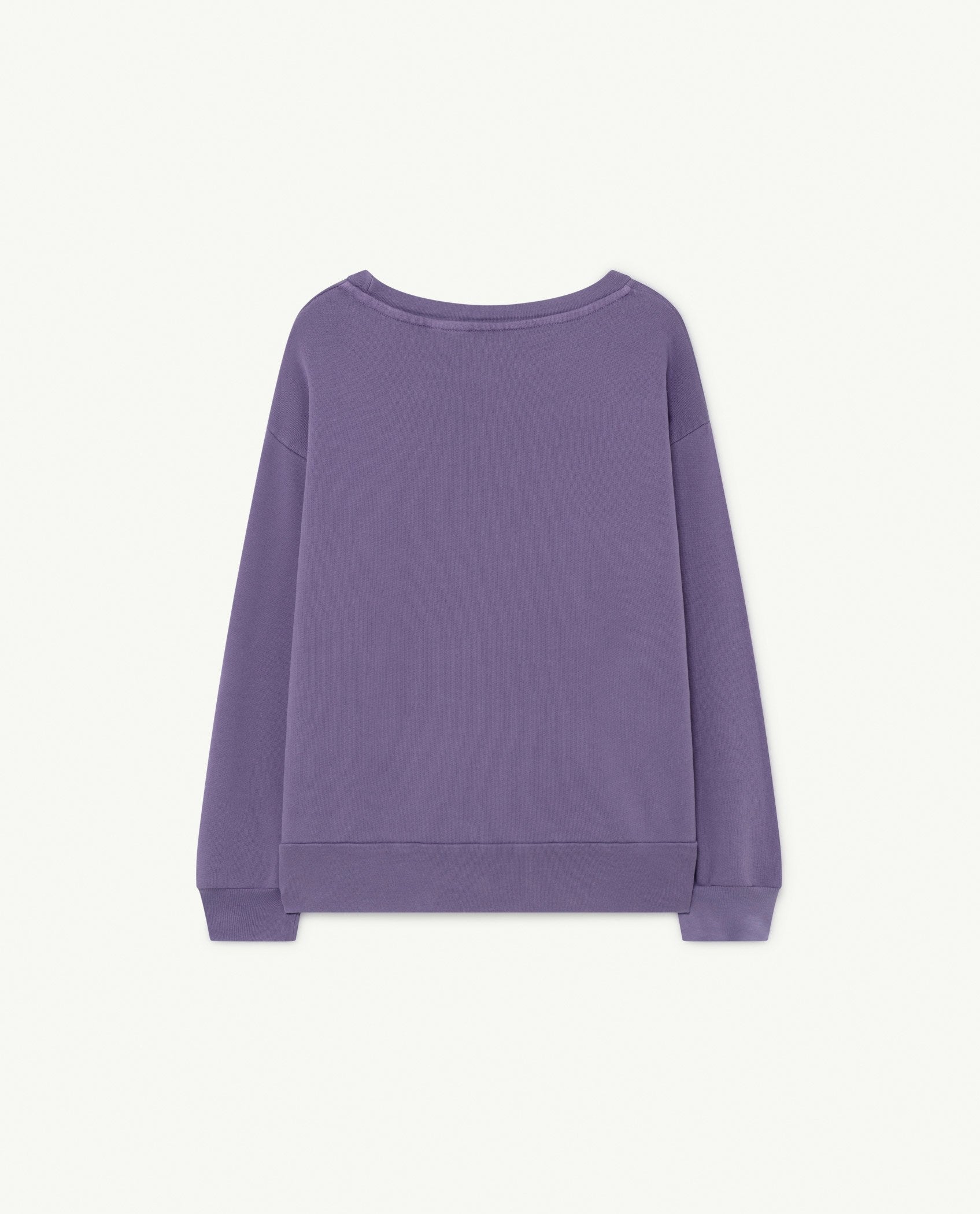 Purple Molto Bear Sweatshirt PRODUCT BACK