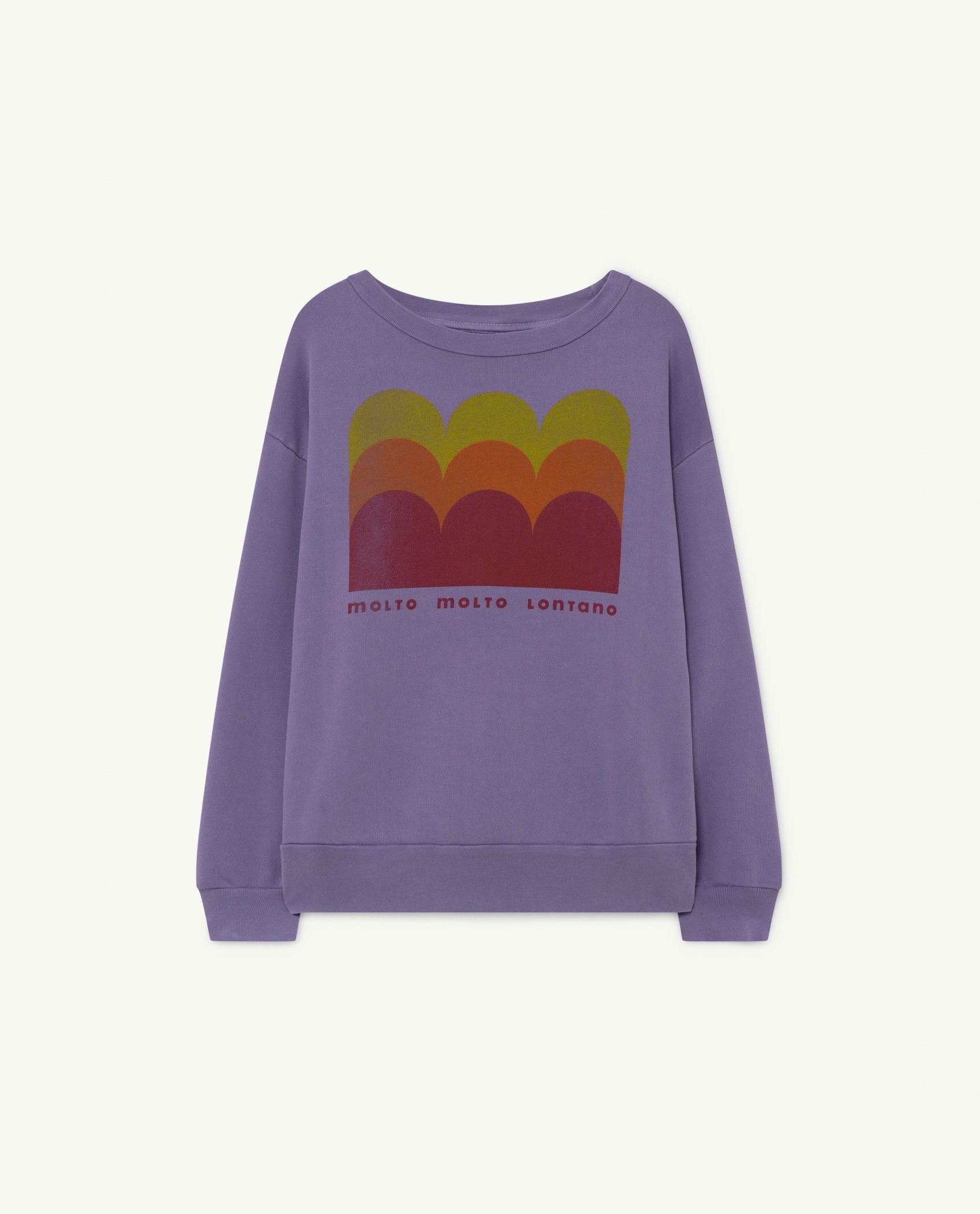 Purple Molto Bear Sweatshirt PRODUCT FRONT