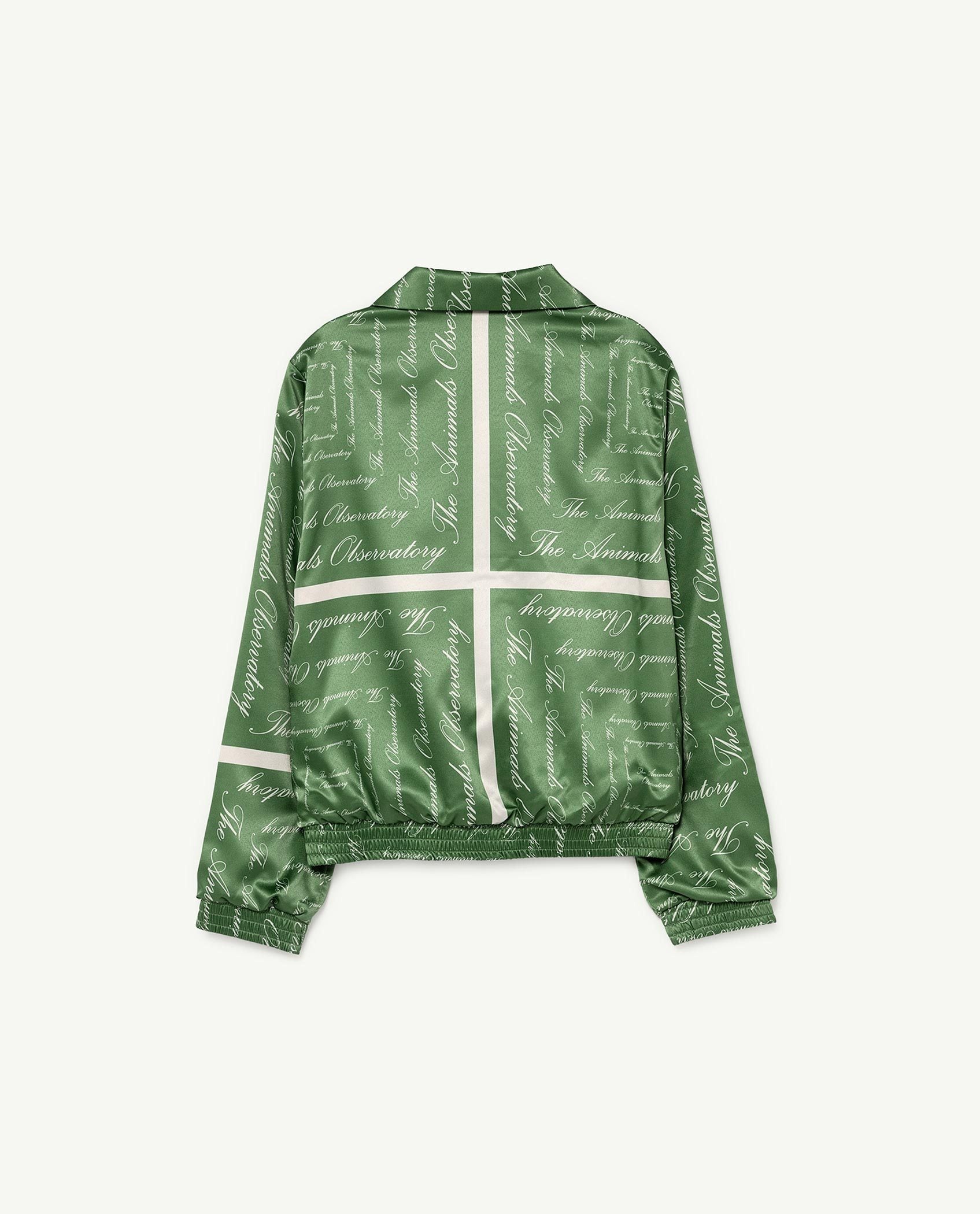 Green The Animals Silky Tiger Jacket PRODUCT BACK