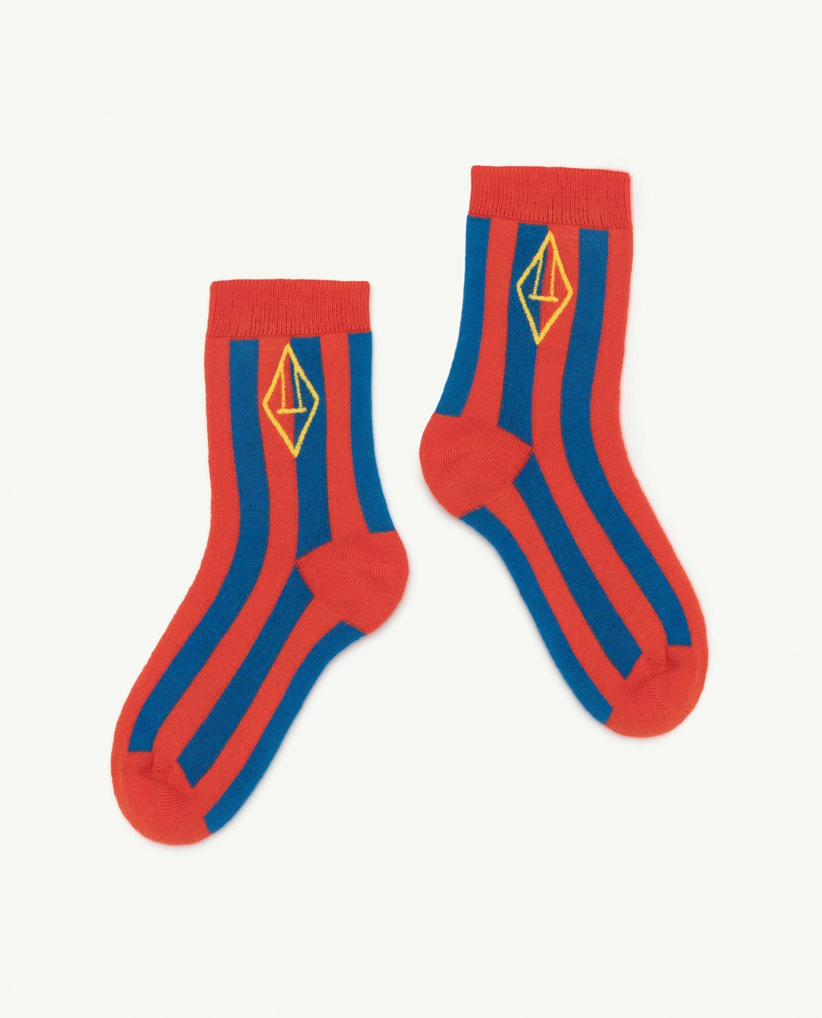Red Logo Skunk Socks PRODUCT FRONT