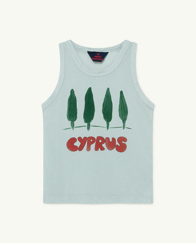 Blue Cyprus Frog T-shirt COVER