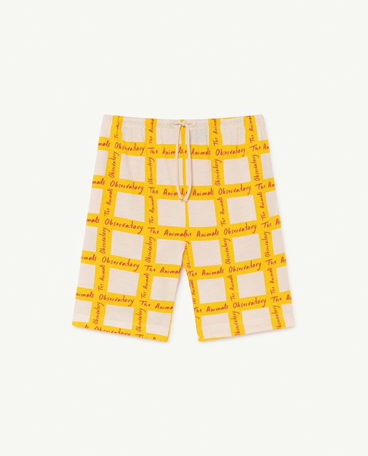White Squares Mole Trousers COVER