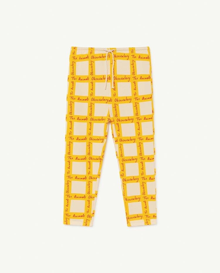 White Squares Dromedary Trousers COVER