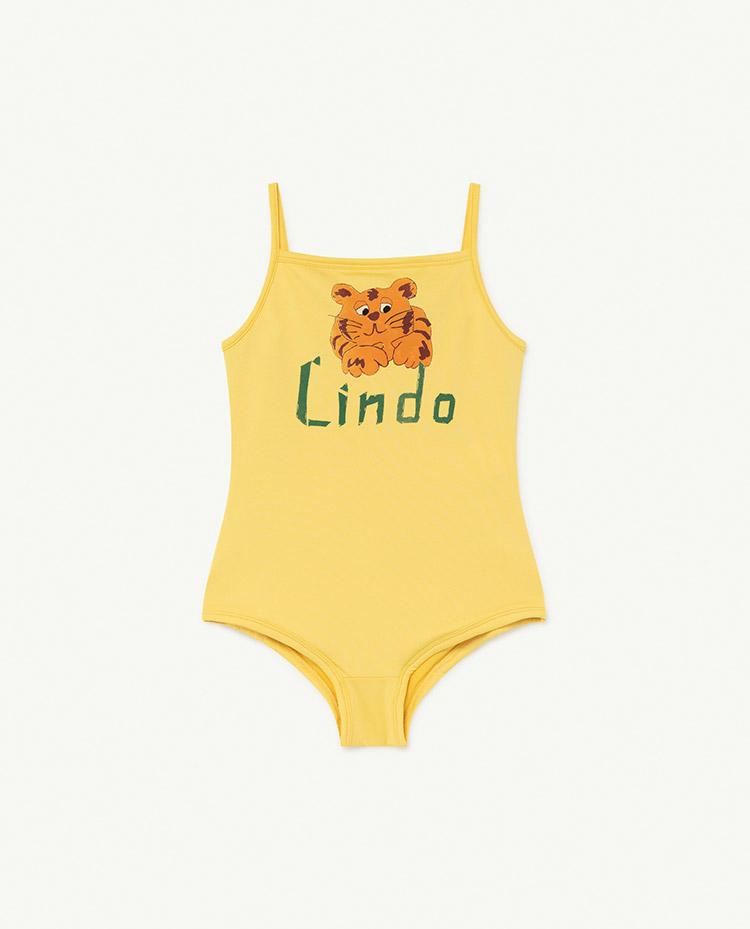 Yellow Lindo Octopus Swimsuit COVER