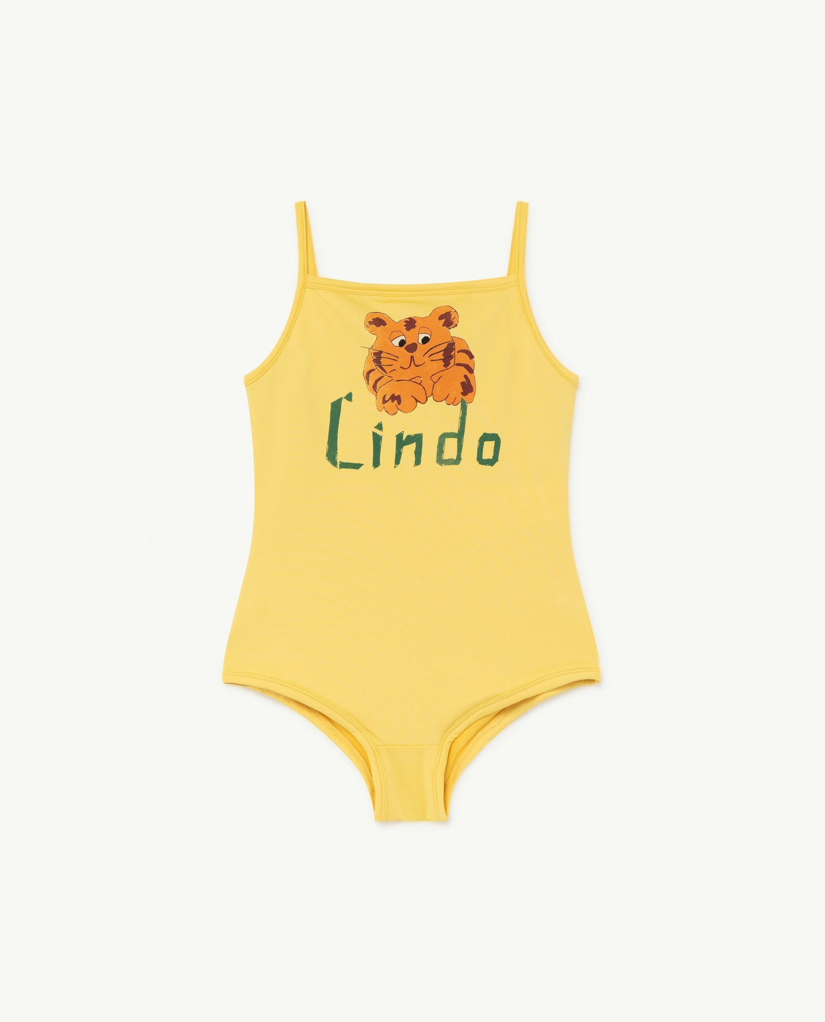 Yellow Lindo Octopus Swimsuit PRODUCT FRONT