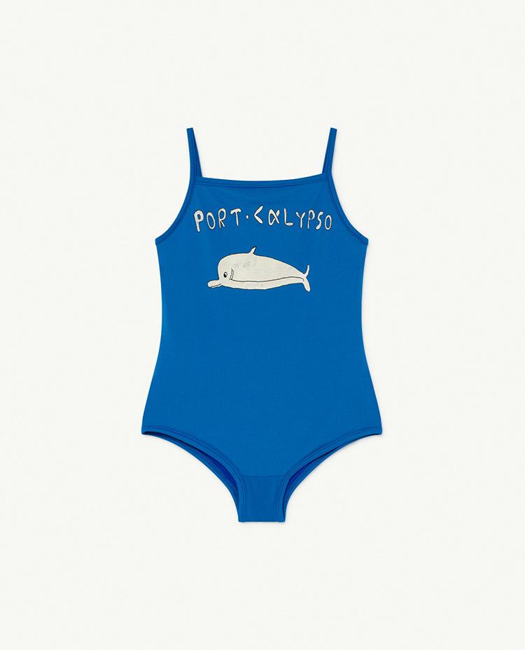 Blue Dolphin Octopus Swimsuit COVER