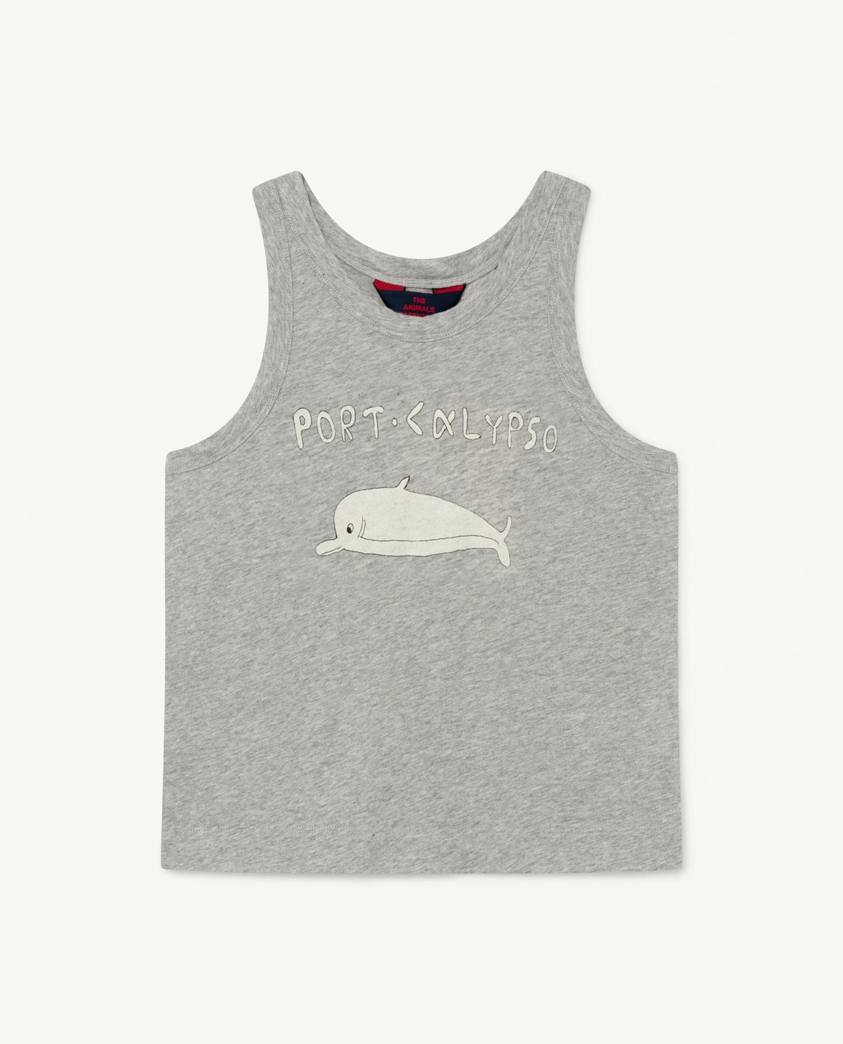 Grey Dolphin Frog T-shirt PRODUCT FRONT