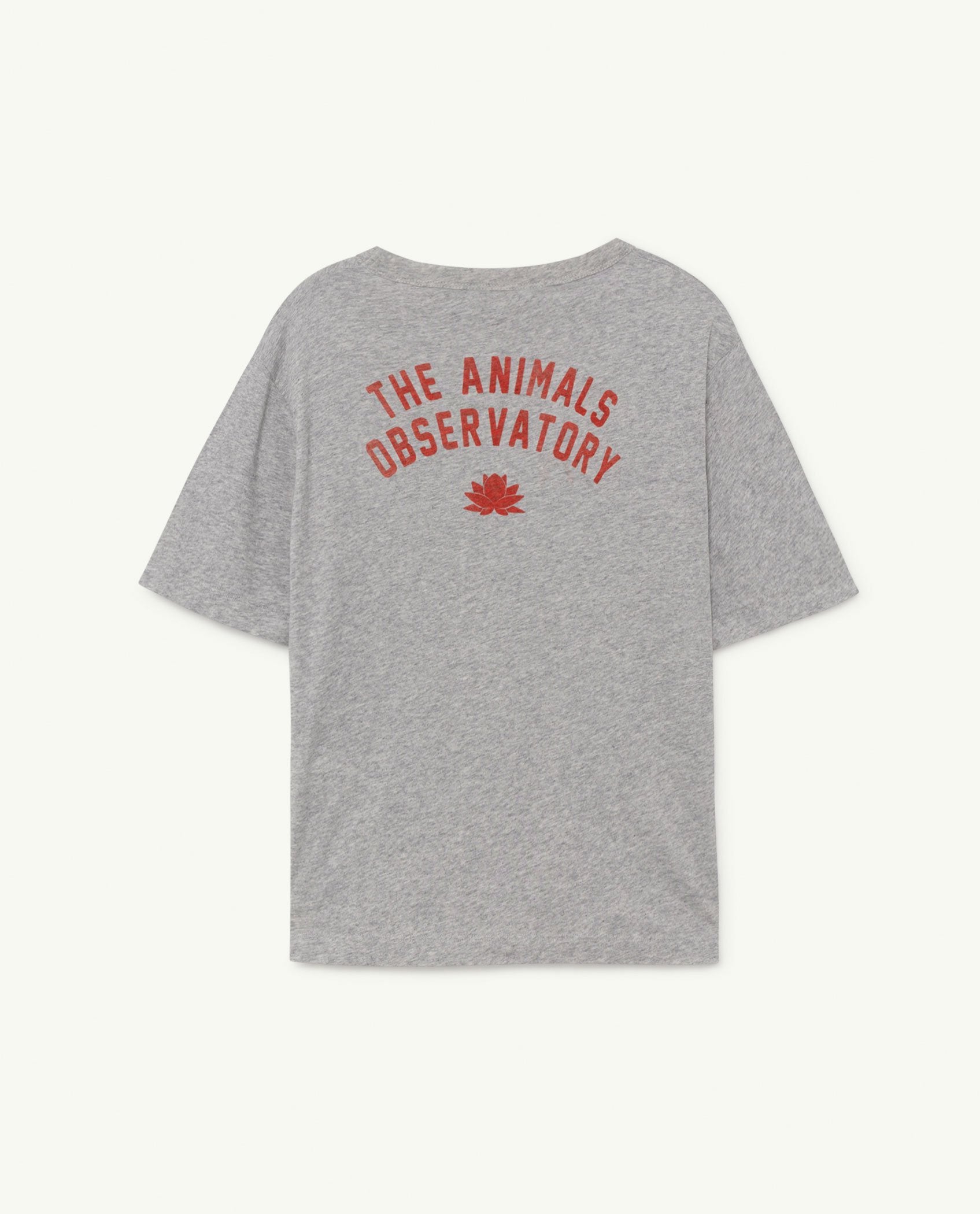 Grey Logo Rooster Oversize T-shirt PRODUCT BACK