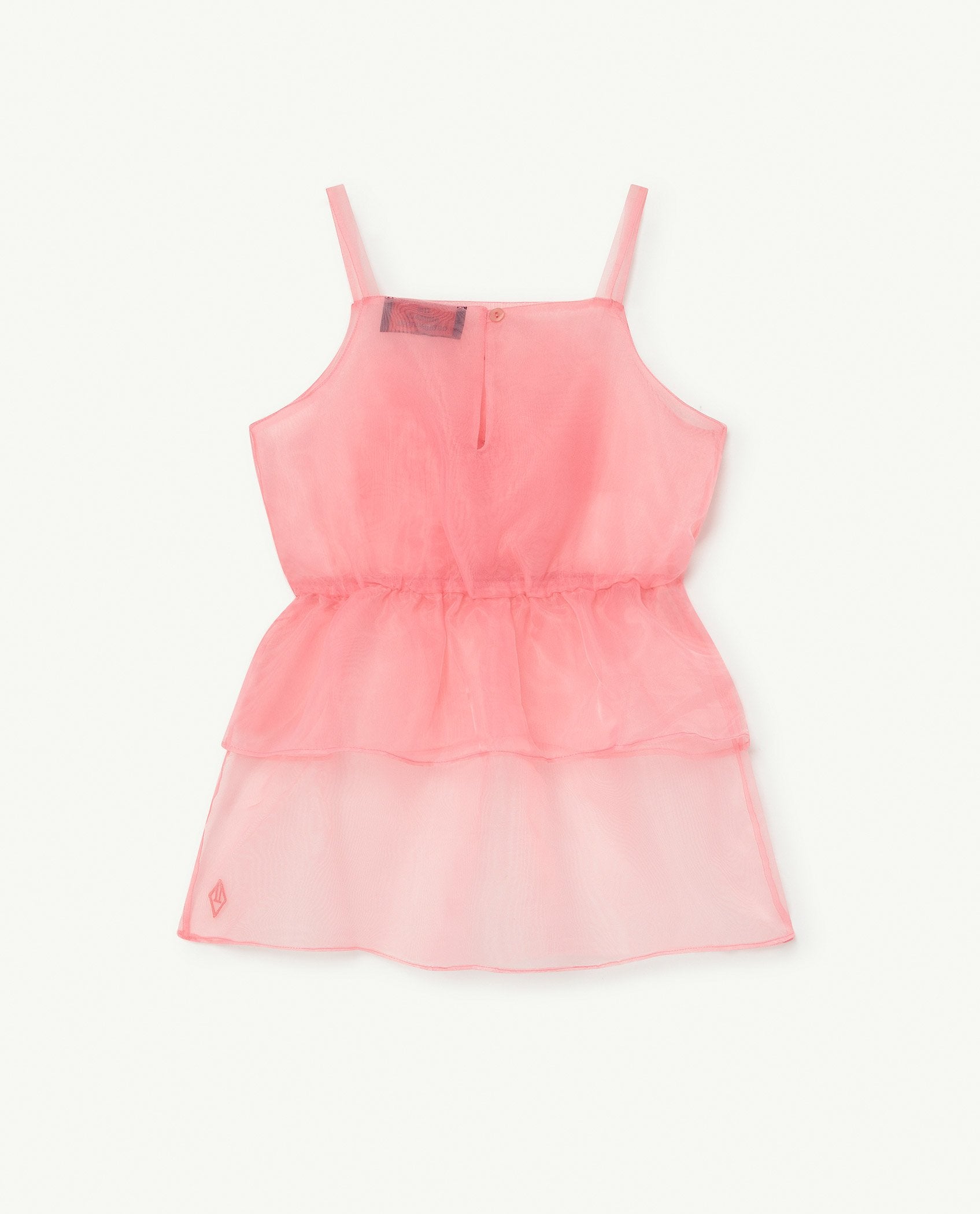 Soft Pink Logo Dragonfly Dress PRODUCT BACK
