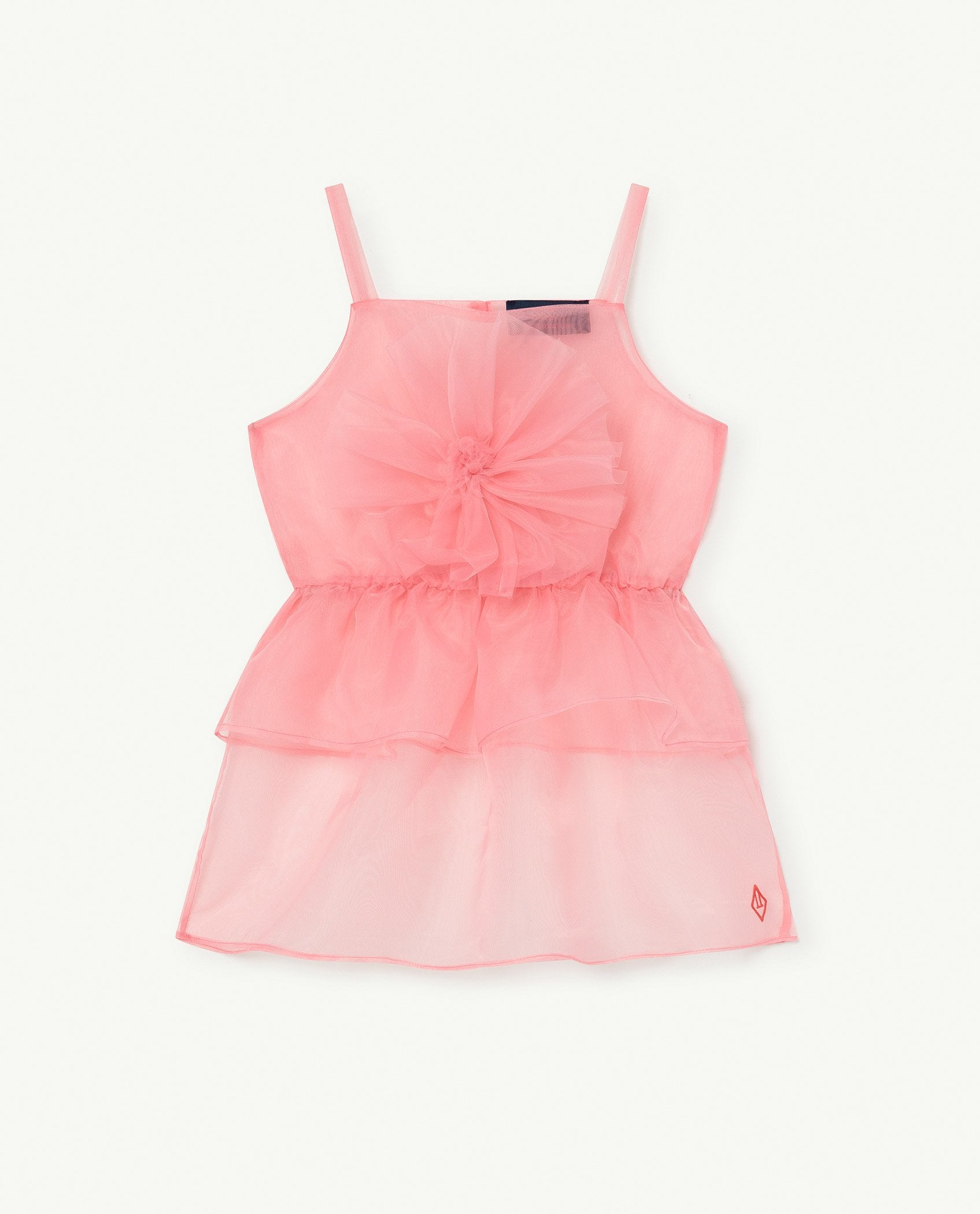 Soft Pink Logo Dragonfly Dress PRODUCT FRONT