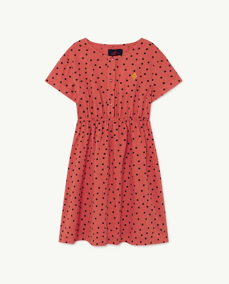 Red Dots Dolphin Dress COVER