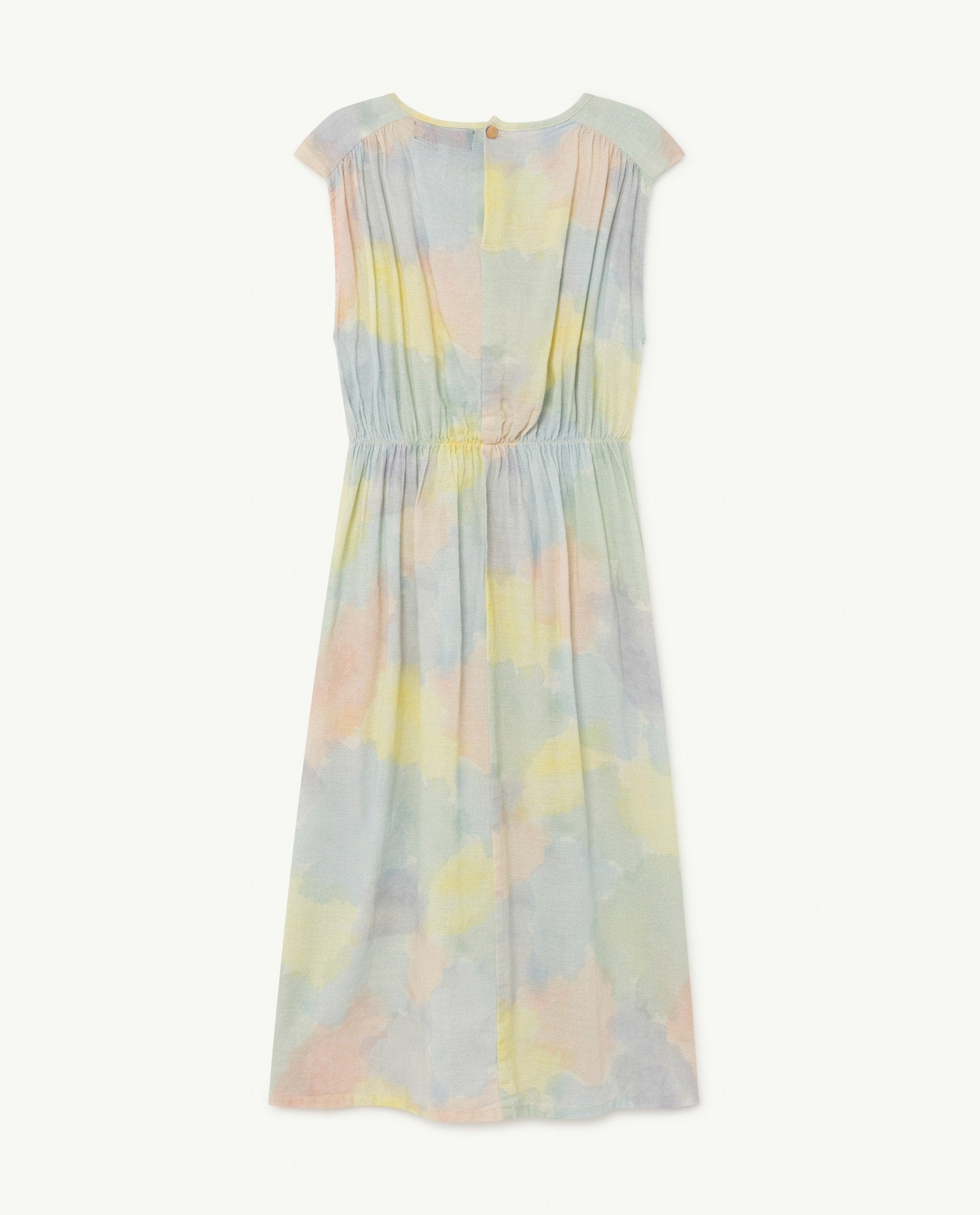 Multicolor Watercolor Marten Dress PRODUCT BACK