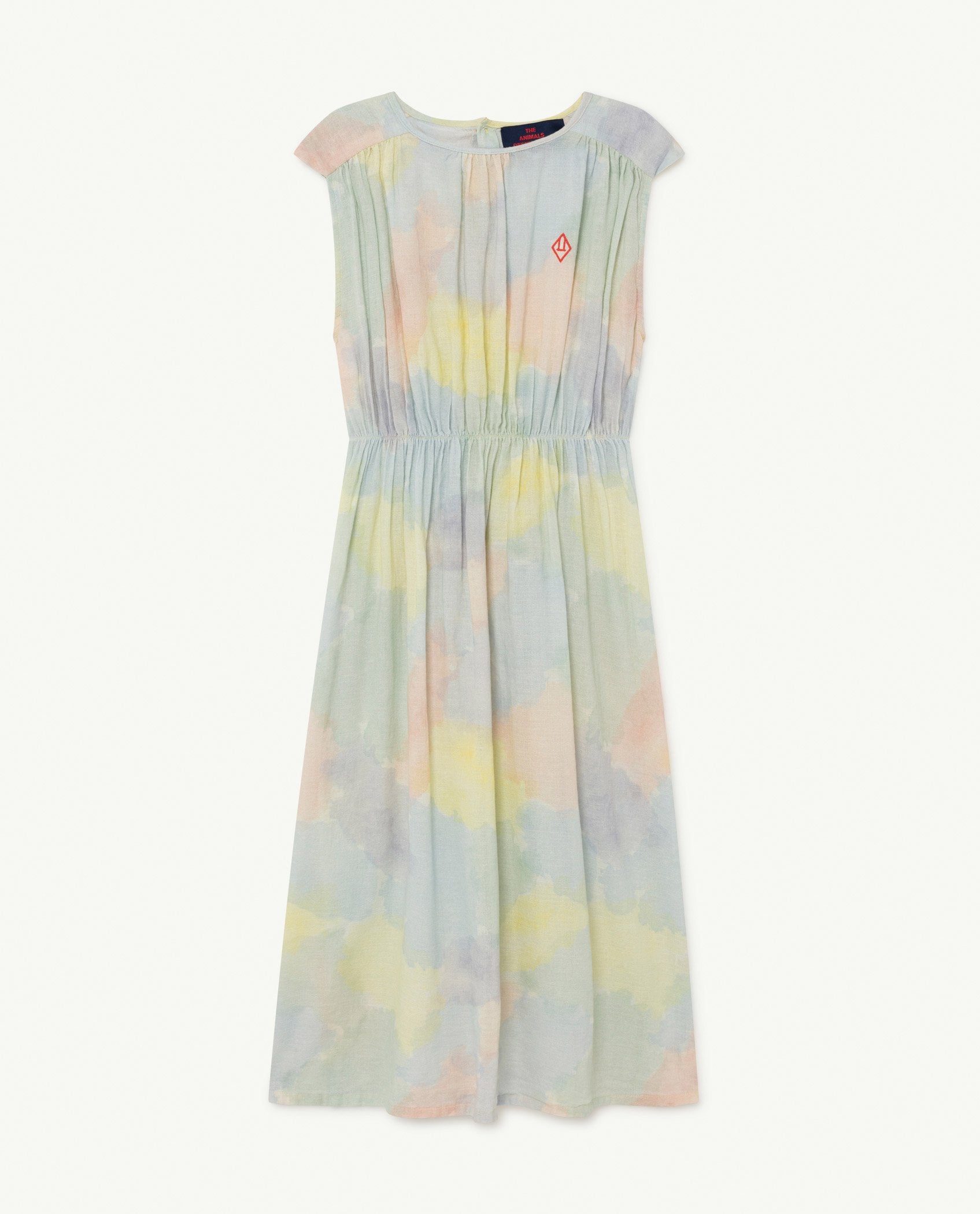 Multicolor Watercolor Marten Dress PRODUCT FRONT